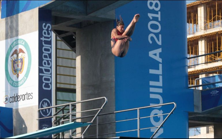 Espinosa amplia su marca como la clavadista con más medallas en los JCC a lo largo de la historia. TWITTER/@CONADE