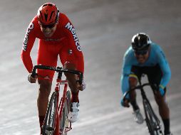 El colombiano Edwin Ávila (der.) fue quien obtuvo el oro en la prueba. EFE / E. Guzmán