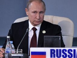 Putin, en una rueda de prensa en Johannesburgo al margen de la cumbre de los BRICS. EFE / A. Nikolsky