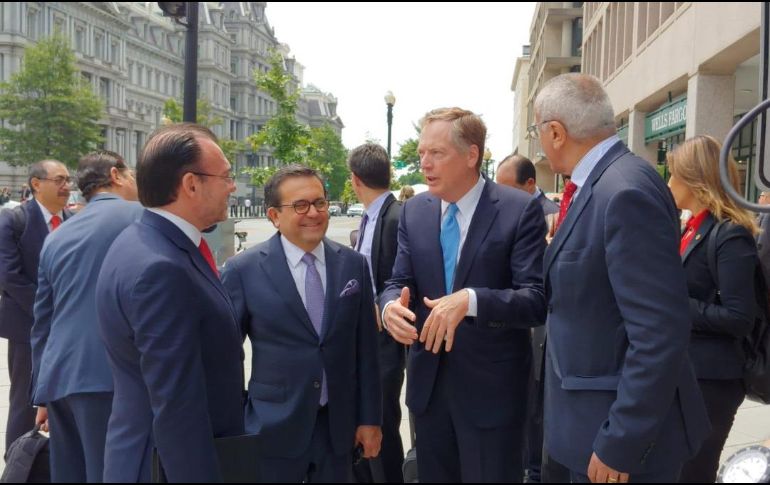  El jueves se reanudaron los diálogos para avanzar en la renegociación del Tratado de Libre Comercio de América del Norte (TLCAN).  TWITTER/ @SRE_mx