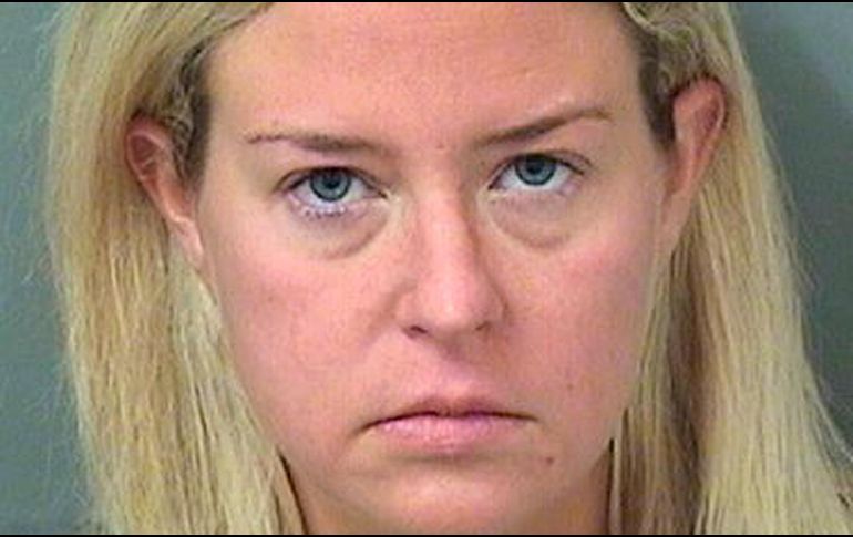 Major, de 35 años, fue liberada bajo supervisión con una pulsera que controla los niveles de alcohol. AP / Palm Beach County Sheriff's Office