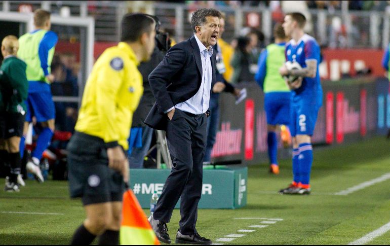 Osorio no logró llevar a México al quinto partido en el Mundial de Rusia 2018. MEXSPORT/ARCHIVO