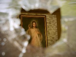 Al ser usado como refugios, los templos han sufrido constantes profanaciones. AP/A. Franco