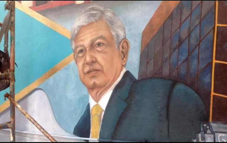 El mural es parte de un conjunto habitacional llamado 