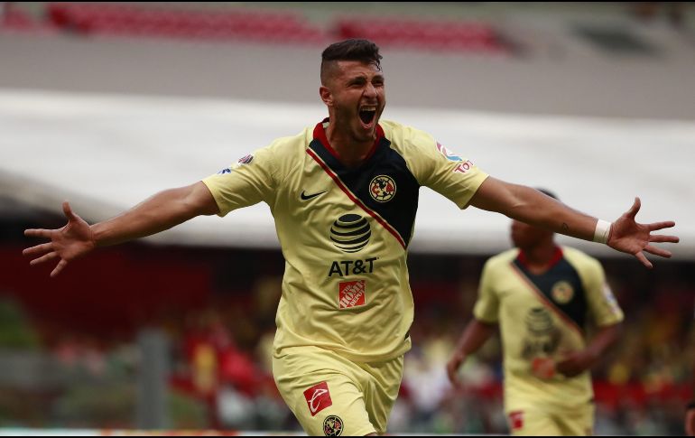 El gol de Guido Rodríguez fue anotado al minuto 33. EFE / J. Méndez