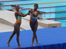 El equipo de las “sirenas” mexicanas superaron a las competidoras de Colombia y Venezuela. TWITTER / @CONADE