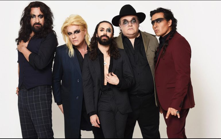 La alineación. Bryan, Xavi, Mick, Roy y Elohim están listos para festejar sus 17 años como banda de rock. NTX/ARCHIVO