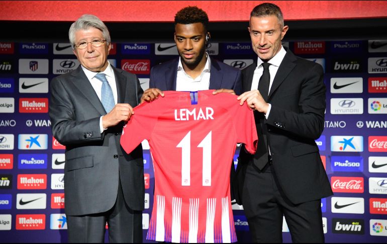 Lemar expuso que su principal objetivo es ser campeón de Champions League. AFP / J. Soriano