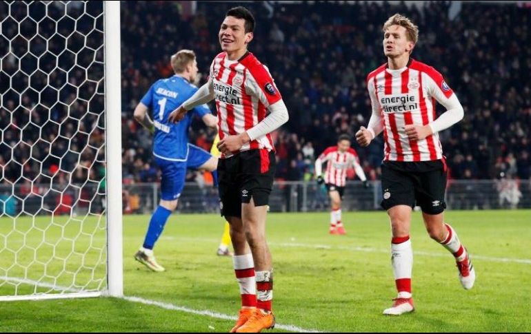 Twitter  Lozano ya jugó sus primeros minutos con el PSV, tras regresar del Mundial Rusia 2018. TWITTER / @HirvingLozano70