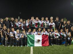 El equipo femenil logró adjudicarse el oro por segunda ocasión consecutiva. MEXSPORT / V. León