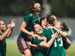 El equipo mexicano fue más insistente sobre la cancha del Estadio Moderno Julio Torres y obtuvo su recompensa al refrendar el oro centroamericano. AFP/I. Robayo