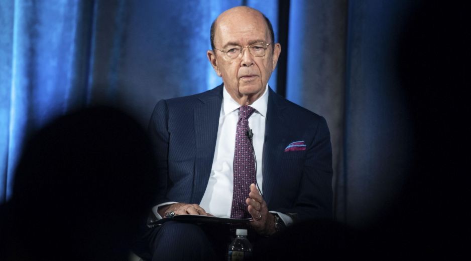 Wilbur Ross: “Nuestras negociaciones inmediatas y más cerca de completarse son con el TLCAN, particularmente con México”. AFP/N. Kamm