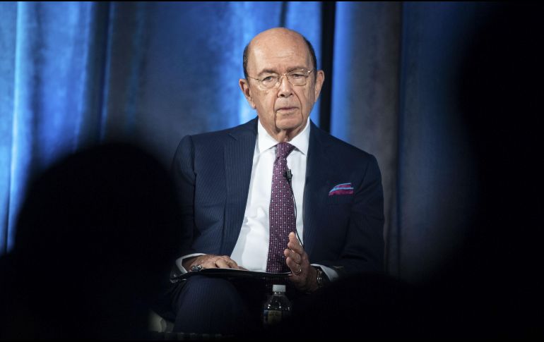 Wilbur Ross: “Nuestras negociaciones inmediatas y más cerca de completarse son con el TLCAN, particularmente con México”. AFP/N. Kamm