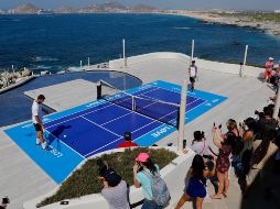 El Grand Stand fue el escenario que recibió al primer mexicano en competencia. EFE/J. Reyes