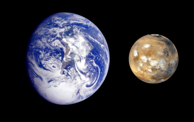 El proceso de ''terraformación'' es un proceso hipotético que cambiaría las condiciones del planeta para habitarlo, sin embargo, de momento es imposible porque carece del dióxido de carbono suficiente. ESPECIAL / nasa.gov