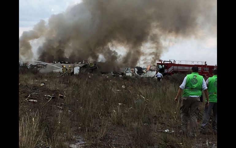 El gobernador de Durango, José Aispuro, informó que no se reportan muertos debido al accidente. EFE/CPCE