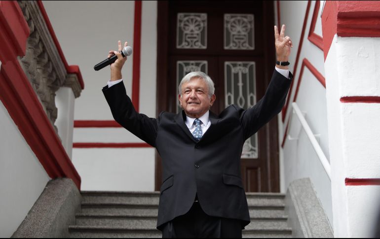 El 7 de agosto realizará también su primera gira formal a Ciudad Juárez y Chihuahua, para inaugurar los foros para pacificar al país. SUN/ I. Stephens