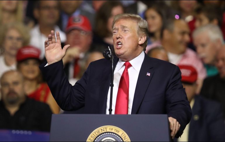 Las declaraciones de Trump se dieron durante un mitin en Florida. AFP / J. Raedle