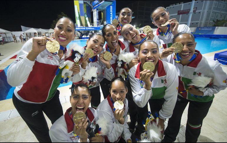 Nuria Diosdado encabezó esta noche la victoria junto a Joana Jiménez, Luisa Rodríguez, Regina Alférez y Ana Soto. MEXSPORT / J. Ramírez