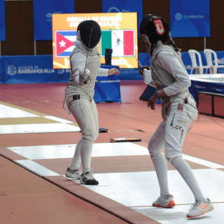 Esgrimistas dan bronce a México en Centroamericanos