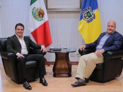 Enrique Alfaro señaló que hubo un espíritu de cooperación en las mesas por ambas partes para realizar una transición ordenada. TWITTER / @AristotelesSD