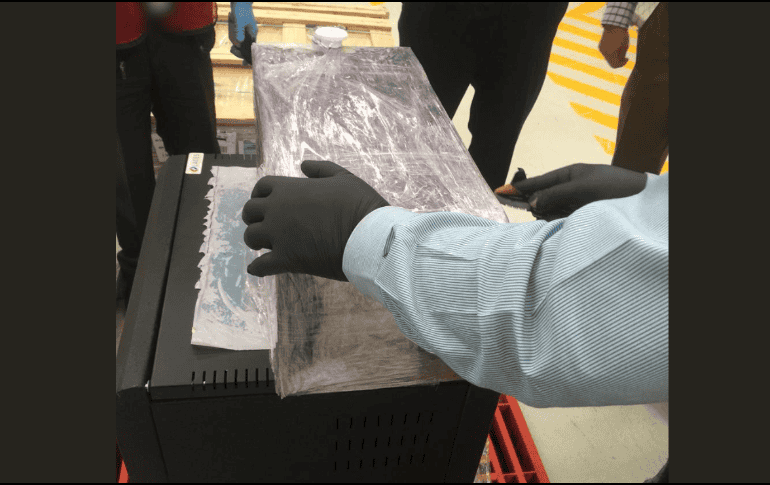 Esta droga podría alcanzar en el mercado ilegal un valor superior a los 76 millones de dólares. TWITTER / @PoliciaFedMx