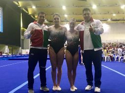 Navarro (I) dejó de manifiesto su nivel mundial en la ejecución. TWITTER/@CONADE