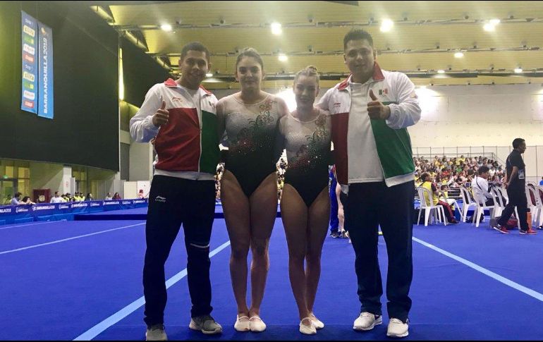 Navarro (I) dejó de manifiesto su nivel mundial en la ejecución. TWITTER/@CONADE