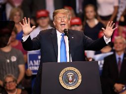 Trump nuevamente realizó polémicas declaraciones a través de las redes sociales. AFP