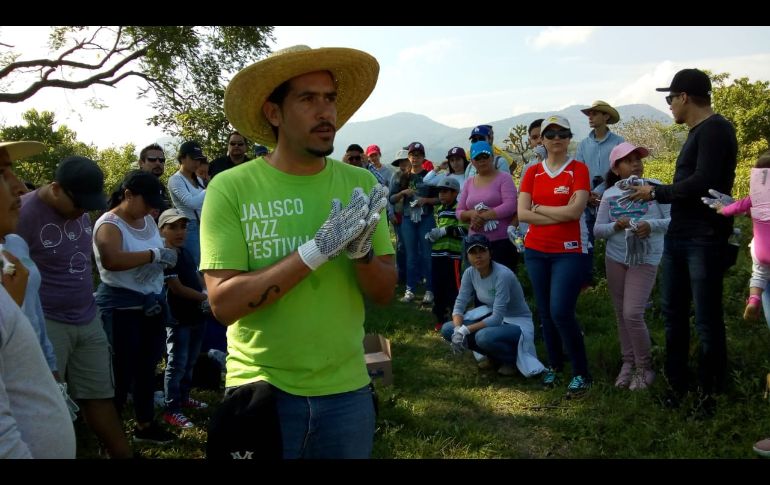 El punto de reforestación fue en Probosque La Forestal, donde se plantaron 150 árboles de guaje, guamúchil, tepeguaje, mezquite y tepame.. ESPECIAL