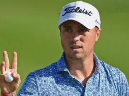 Aeguro. Justin Thomas tiene una ventaja de tres golpes sobre sus más cercanos perseguidores. AP/D. Dermer