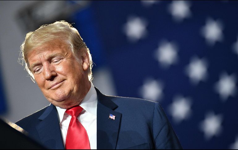Trump dice que los medios causan gran división y desconfianza. AFP / ARCHIVO