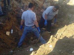 Continúan las labores de búsqueda y exhumación de los cuerpos. ESPECIAL