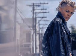 El sábado por la noche la cantante tuvo que esforzarse para terminar su actuación. FACEBOOK / Pink