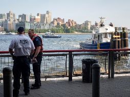 El lugar del hallazgo está cerca del South Seaport en el concurrido East River, un estuario de mareas sujeto a fuertes corrientes. AP / R. Bumsted