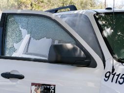 Autoridades dicen que el chofer de la SUV murió en la escena y que otro hombre fue herido de bala. AFP / A. Osborne