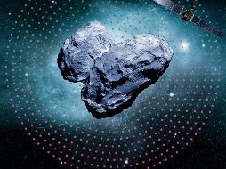 La instantánea, capturada por la sonda espacial Rosetta, muestra la superficie irregular del área. TWITTER / @esaoperations