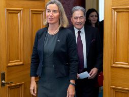 Mogherini argumentó que Teherán ha cumplido con sus compromisos pactados en el acuerdo nuclear. AP / M. Mitchell