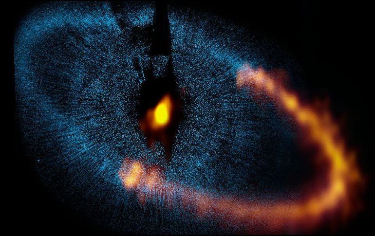  La eyección contenía alrededor de un billón de billones de gramos de material, que es parecido lo que esperaban los científicos según las estimaciones que extrapolan de las CME. EFE/ ESPECIAL