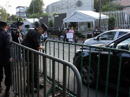 Policías capitalinos también se encuentran en el lugar para apoyar en el operativo. NTX / A. Monroy