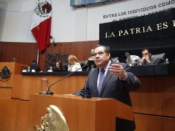 Larios (foto) afirma que la unión de estas voces no es ni un bloque o frente contra Anaya. TWITTER /  @LariosHector