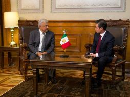 Por la tarde, López Obrador se reunirá con el Presidente Enrique Peña Nieto para tratar el tema de la transición de gobiernos. TWITTER / @PresidenciaMX