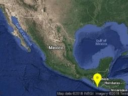 El sismo ocurrió a 93 kilómetros de profundidad. TWITTER / @SismologicoMX