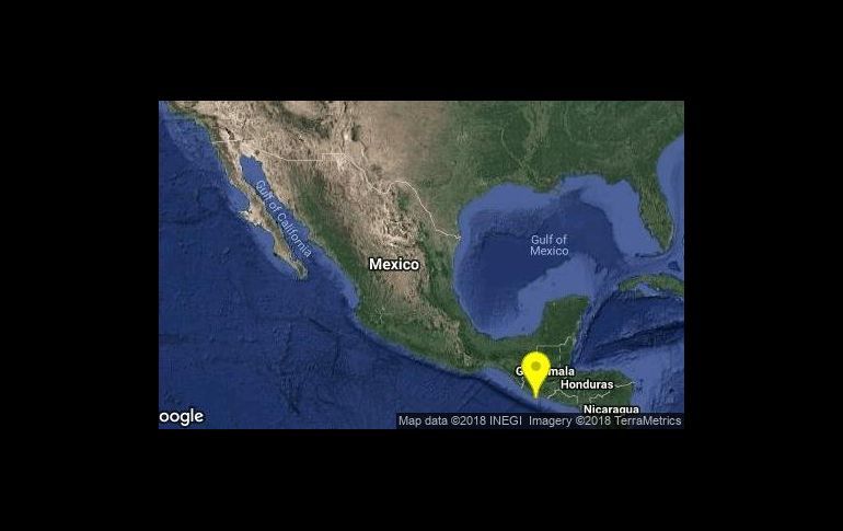 El sismo ocurrió a 93 kilómetros de profundidad. TWITTER / @SismologicoMX