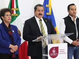 El fiscal de Jalisco, Raúl Sánchez Jiménez, indicó que también se espera próximamente identificar a tres de las siete personas encontradas en la fosa de Villa Fontana Aqua. TWITTER / @RaulSanchezJal