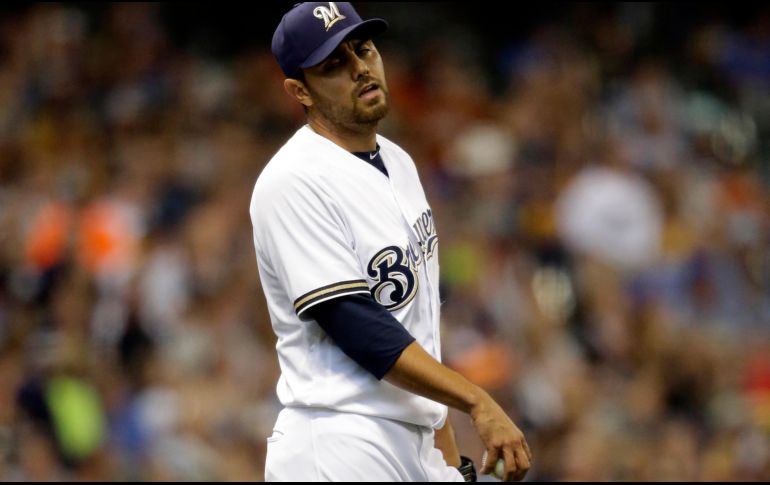 Joakim Soria (foto) y Corey Knebel no pudieron sostener el marcador favorable que Milwaukee tenía hasta la novena entrada. AP/J. Phelps