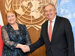 Guterres destacó que Michelle Bachelet ha sido una 