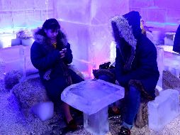 Fotogalería: Ante el calor, una cafetería bajo cero