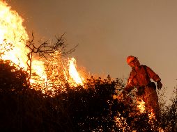 Apenas 5% del fuego Holy ha sido contenido. AP / R. H. W. Chiu