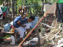 Aproximadamente 270 mil personas se quedaron sin hogar o fueron evacuadas a causa del sismo de magnitud 7. AFP / S. Tumbelaka